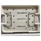 MSRP $8,000 NEWDEAL INTEGRA LARGE UNICLIP COMPRESSION STAPLE TRAY SYSTEM, ORTHOPEDIC SURGICAL INSTRUMENT SET, DRILL GUIDES, IMPACTOR, SPREADING FORCEPS, CASE, EXCELLENT CONDITION!