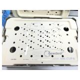 MSRP $8,000 NEWDEAL INTEGRA LARGE UNICLIP COMPRESSION STAPLE TRAY SYSTEM, ORTHOPEDIC SURGICAL INSTRUMENT SET, DRILL GUIDES, IMPACTOR, SPREADING FORCEPS, CASE, EXCELLENT CONDITION!