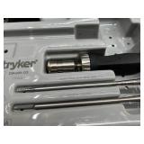 MSRP $6,000 STRYKER BIOABSORBABLE SCREW KIT 234-020-123, ORTHOPEDIC SPORTS MEDICINE INSTRUMENT SET, ACL/PCL LIGAMENT FIXATION SYSTEM, STERILIZATION TRAY, MISSING 1.0MM GUIDE WIRES, EXCELLENT CONDITION