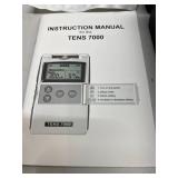 MSRP $300 TENS 7000 DIGITAL TENS UNIT, PAIN RELIEF & MUSCLE STIMULATOR, USED BY PHYSICAL THERAPISTS & CHIROPRACTORS, BACK, NECK & JOINT PAIN THERAPY, CASE & MANUAL, EXCELLENT WORKING C