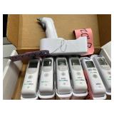 MSRP $2,100 LOT OF 7 WELCH ALLYN BRAUN THERMOSCAN PRO 6000 EAR THERMOMETERS, USED BY HOSPITALS, CLINICS & URGENT CARES, DIGITAL TEMPERATURE SCANNERS, ALL WORK HOWEVER NEED NEW BATTERIES!