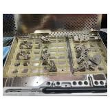 MSRP $20,000 BRAINLAB VECTORVISION KNEE NAVIGATION INSTRUMENT SYSTEM, COMPUTER-ASSISTED TOTAL KNEE REPLACEMENT SURGICAL SET, TRACKERS, CLAMPS & CASE, EXCELLENT CONDITION!