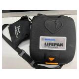 MSRP $2,000 Medtronic LIFEPAK AED Defibrillator + First Responder Kit Carry Case Rescue Accessories Easy 2 Step Operation Voice Prompts Escalating Life Saving Emergency Device Perfect For Business Sch