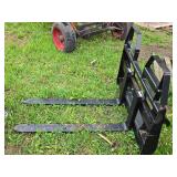 Skid Steer Pallet Fork Attachment - 49" Forks, No Quick Attach Plate