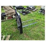 Skid Steer Pallet Fork Attachment - 49" Forks, No Quick Attach Plate