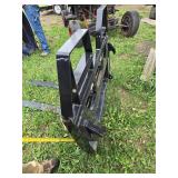 Skid Steer Pallet Fork Attachment - 49" Forks, No Quick Attach Plate