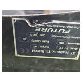 FUTURE FT-31 Hydraulic Tilt Bucket - 32" Wide - New