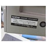 Brother LE-B-2 Sewing Machine with US Stitch-Line Model SL 718-2 - Untested