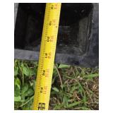 Lot of 6 Rubber Parking Curb Stops with Bolts Set - 6"x21"