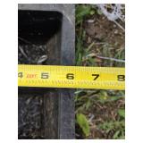 Lot of 6 Rubber Parking Curb Stops with Bolts Set - 6"x21"