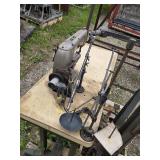 Union Special Industrial Sewing Machine with Table and Motor - Untested