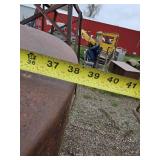 Fuel storage tank with pump and metal stand,  The tank measures approximately 39 inches in diameter and 63 inches in height - Approx. 300 gallon