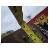 Fuel storage tank with pump and metal stand,  The tank measures approximately 39 inches in diameter and 63 inches in height - Approx. 300 gallon