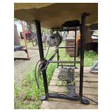 Union Special 63400B Industrial Sewing Machine with Motor and Treadle - Untested