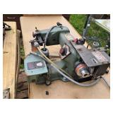 U.S. Blind Stitch Machine Corp Model 1099-PB-1 Sewing Machine with Chandler Sewing Machine Transmitter  - Untested