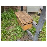 Wood Table with Metal Frame