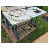 Sewing Machine Table with Built-In Light and Foot Pedal