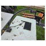 Sewing Machine Table with Built-In Light and Foot Pedal
