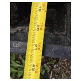 Lot of 6 Rubber Parking Curb Stops with Bolts Set - 6"x21"