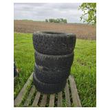 Set of 4 Used SunF A/T Tires 33x12.50R20LT