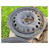 Set of 4 Steel Wheel Rims X44754 Multi-fit 16x6.5 5/120 -  BMW, GM