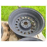 Set of 4 Steel Wheel Rims X44754 Multi-fit 16x6.5 5/120 -  BMW, GM