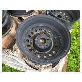 Set of 4 Steel Wheel Rims X44754 Multi-fit 16x6.5 5/120 -  BMW, GM