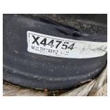 Set of 4 Steel Wheel Rims X44754 Multi-fit 16x6.5 5/120 -  BMW, GM