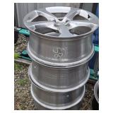 Lot of 4 Aluminum Alloy Chevy Camaro Rims