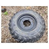 Maxxis 25x10.00-12 Tires with Steel Rims Approx. 60%