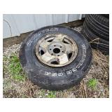 Goodyear Wrangler GSA Tire 265/75/16 with GM Rim  - Tire is bad