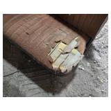Brown Upholstered Car Bench Seat from 1983 Chevy 1500, has Good Foam
