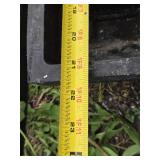 Lot of 6 Rubber Parking Curb Stops with Bolts Set - 6"x21"