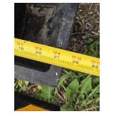 Lot of 6 Rubber Parking Curb Stops with Bolts Set - 6"x21"
