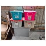 Rubbermaid Keepers Storage Boxes with Latches