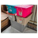 Rubbermaid Keepers Storage Boxes with Latches