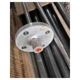 Flanged Steel Pipe Set with Fittings an Stainless Steel Rods for Maybe Antenna Applications