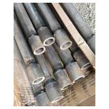 Flanged Steel Pipe Set with Fittings an Stainless Steel Rods for Maybe Antenna Applications