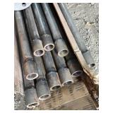 Flanged Steel Pipe Set with Fittings an Stainless Steel Rods for Maybe Antenna Applications
