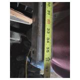 Lot of 6 Steel Square Tubing, 2x36