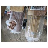 Cordless Bamboo Roman Shades, Sizes 23"x64", 29"x64", 31"x64", Various Colors like Fox, Moose and Beaver