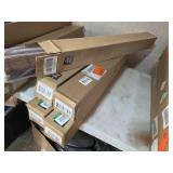 Lot of 5 Cordless Bamboo Roman Shades - Assorted Sizes (32" x 64", 29" x 64", 34" x 64") - Elk Color