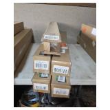 Lot of 5 Cordless Bamboo Roman Shades - Assorted Sizes (32" x 64", 29" x 64", 34" x 64") - Elk Color