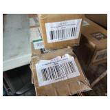 Lot of 3 Cordless Bamboo Roman Shades labeled as "BEAR" in sizes 34" x 64", 35" x 64", and 39" x 64"