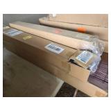 Lot of 4 Cordless Bamboo Roman Shades in Buffalo Color featuring dimensions of 31"x64", 27"x64", and 34"x64"