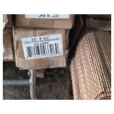 Lot of 12 Cordless ACORN Color Bamboo Roman Shades in Various Sizes ranging from 27" x 64" to 35" x 64"