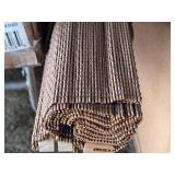Lot of 12 Cordless ACORN Color Bamboo Roman Shades in Various Sizes ranging from 27" x 64" to 35" x 64"