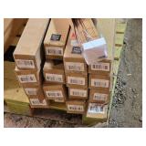 Lot of 17 Deer Color Cordless Bamboo Roman Shades Lot including Sizes 29"x64", 36"x64", 32"x64", 27"x64", and 23"x64"