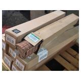 Lot of 8 PINECONE Color Cordless Bamboo Roman Shades Assortment  27"x64" - 30"x64" - 31"x64" - 36"x64" - 48"x64"