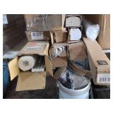 Large Lot of Opened Boxes and Various Window Shades